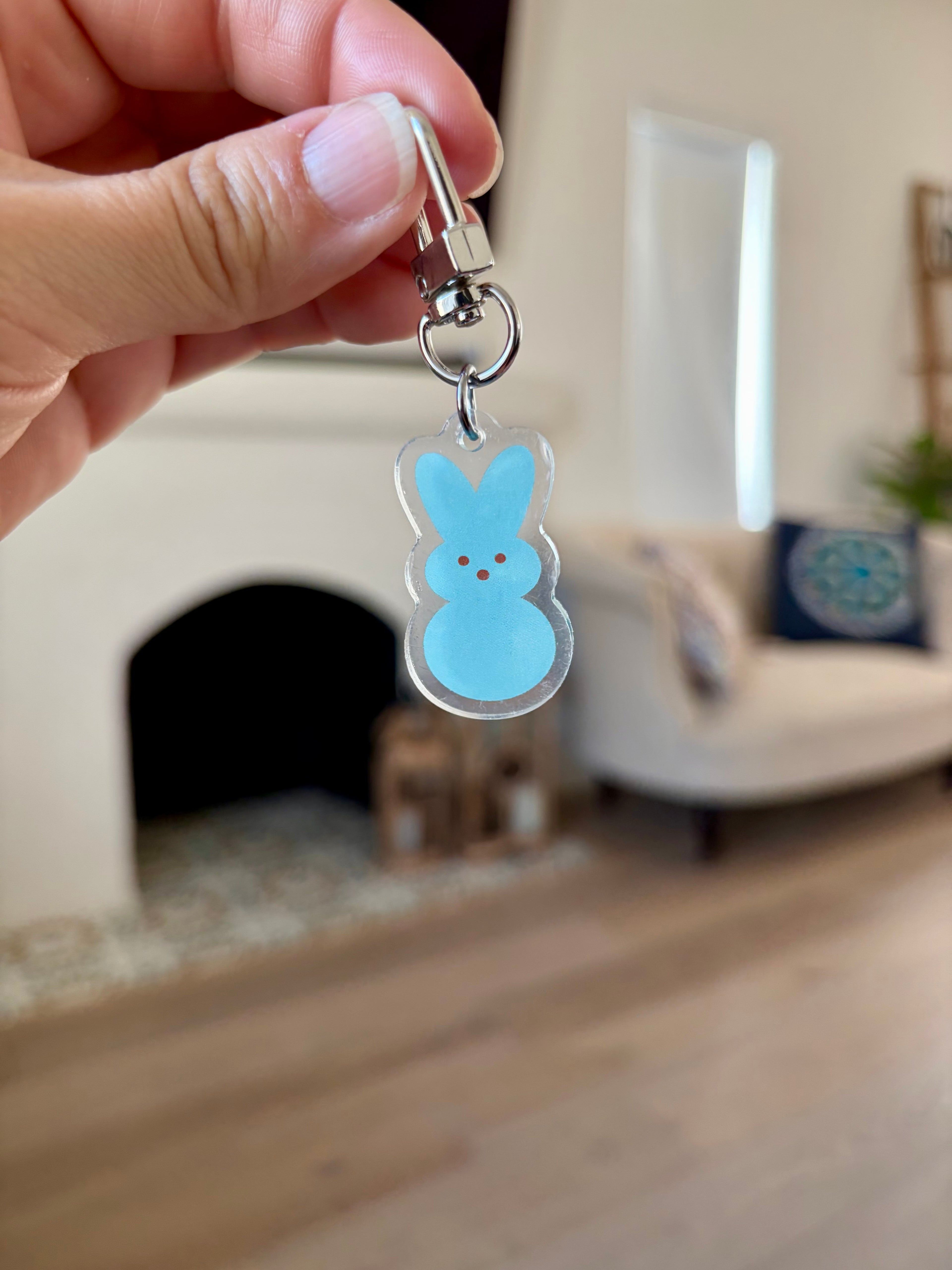 Blue Peep Charm