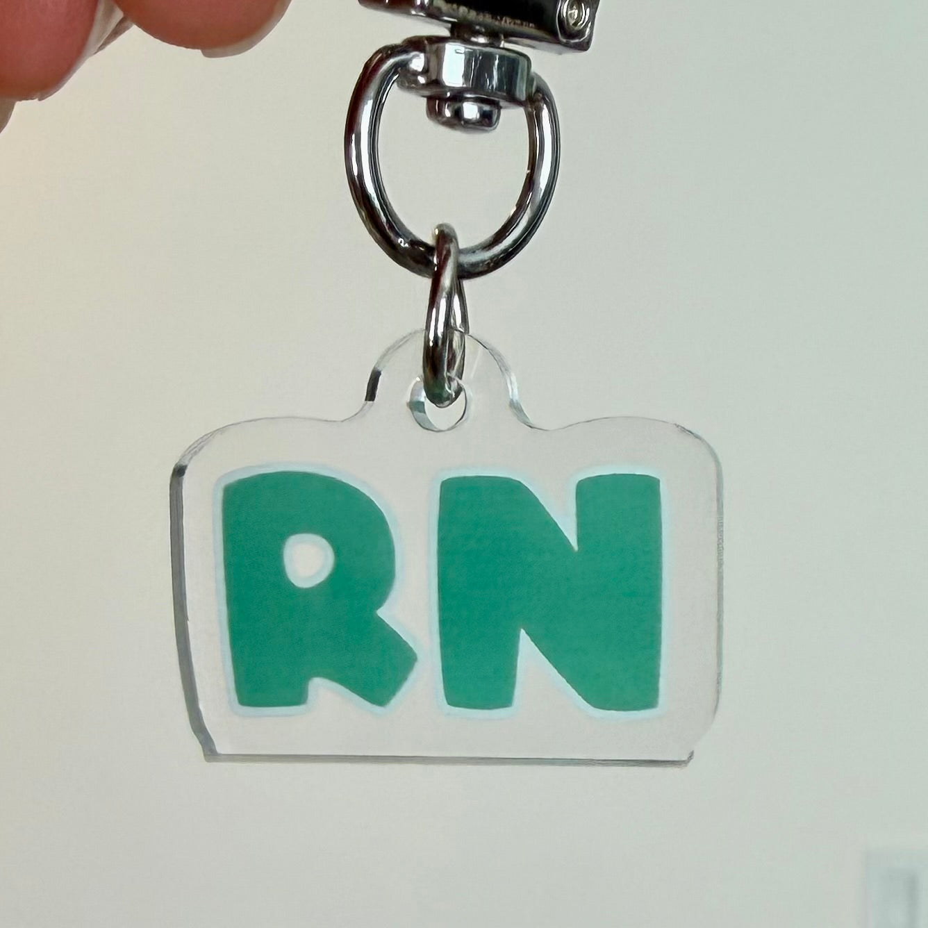 Green RN Charm